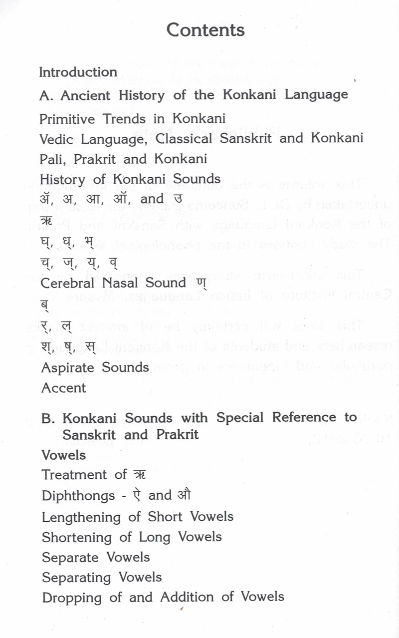 Historical Background of the Konkani Language