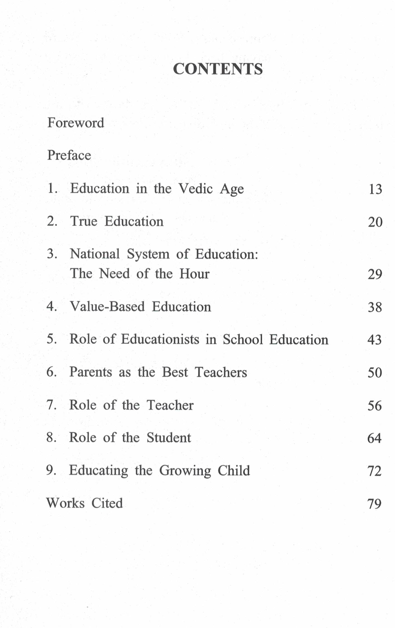 Aspects of Education : An Indian Perspective